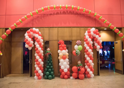 Balloon Candy Canes and Christmas Trees