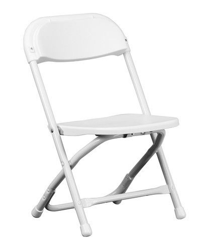 Kids White Folding Chairs