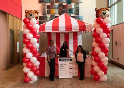 Carnival Booth Balloon Columns